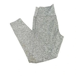 Sage Collective Women's Heather Gray Polyester Straight Leg Capri Legging Size M